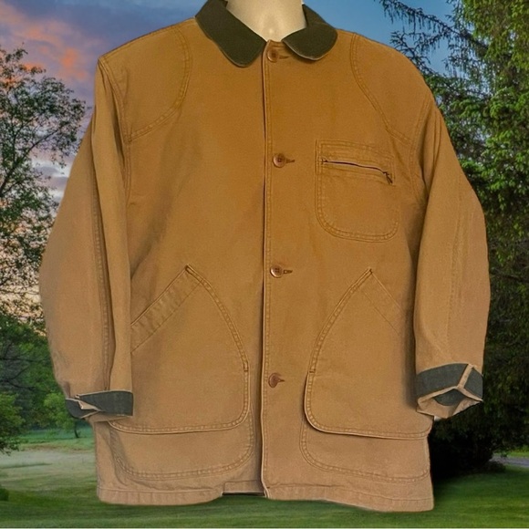 Men's Original Field Coat with PrimaLoft Liner Size Large Saddle Style H147 - Picture 3 of 16